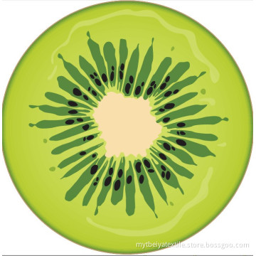 Customized Color Microfiber/Cotton Custom Printing Round Beach Towel